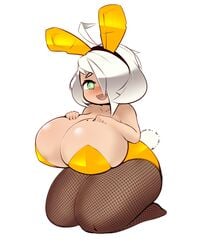 big_breasts breasts chubby demon_girl female iszizzyl_(unyin) large_breasts shapeshifter shortstack thick_thighs thighs unyin