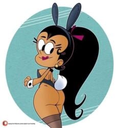 1girls ass big_ass bunnysuit carlota_casagrande female female_only long_hair sketchtoons solo straight_hair the_casagrandes the_loud_house thick