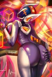 1girls ass ass_grab dj_sona dj_sona_concussive league_of_legends riot_games solo sona_buvelle velvetqueenh