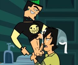 blowjob cum cum_in_face duncan_(tdi) gay male_only tdda19 total_drama_island trent_(tdi) yaoi