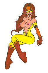 angelica_jones avengers firestar_(marvel) firestar_(spider-man) marvel straight_hair tagme