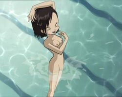 1girls accurate_art_style asian asian_female black_hair closed_eyes code_lyoko female female_only marinerman nude nude_female short_hair tagme yumi_ishiyama