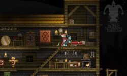 animated avian bed bird blargsnarf cum doggy_style from_behind house hylotl penetration pixel_art starbound treasure video_games