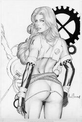 1girls alex_oliver aphrodite_ix ass female female_only image_comics solo tagme thong top_cow