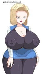 android 18 from dragon ball by toshiso