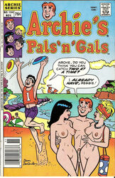 archie_andrews archie_comics beach betty_cooper black_hair blonde_hair breasts casual comic_cover edit english_text erection eye_contact female ffm happy human imminent_threesome male moriartyhide nipples nude nude_female nude_male ot3 outdoors pale_skin penis polyamory public public_nudity smile tagme throuple veronica_lodge vulva wholesome