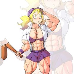 abs biceps devmgf extreme_muscles female female hyper_muscles muscle muscles muscular muscular_female solo solo_female