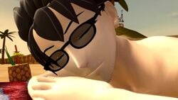 2boys 3d 3d_animation age_difference anal anal_sex animated ass_up beach big_penis black_hair blushing creampie cum cum_in_ass cum_inside cum_while_penetrated freckles gay glasses human human_only larger_penetrated looking_back male/male male_only malesub marcovee4 older_male older_man_and_younger_boy oscar_pine penis public public_sex qrow_branwen red_eyes rwby sleeping smaller_on_top smile smiling sound source_filmmaker video yaoi younger_dom_older_sub younger_male younger_penetrating_older