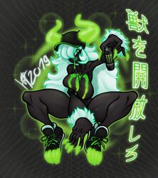 female humanoid monster-chan monster_energy white_hair