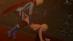 3d animated big_ass blonde_hair blue_eyes bob_cut darktronicksfm dc dc_comics doggy_style female futa_on_female futanari injustice_2 kara_danvers kara_zor-el kara_zor-l karen_starr no_sound power_girl power_girl_(injustice) source_filmmaker stockings supergirl supergirl_(injustice) superman_(series) tagme vaginal vaginal_penetration video wide_hips