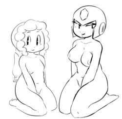 2girls breasts chill_man ice_man mega_man mega_man(classic) mega_man_10 multiple_girls rule_63