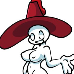 breast breasts female female_focus female_only ketchup simple simple_eyes snappy_snaz white_body