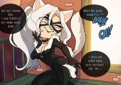 black cat (marvel) from marvel by kinkymation