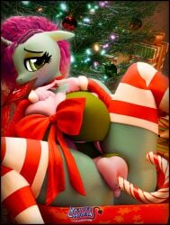 3d 3d_(artwork) anthro anthro_only bashful blender_(software) blender_cycles candy_cane candy_cane_in_pussy candy_cane_stockings card_in_mouth christmas christmas_card christmas_clothing christmas_decorations christmas_lights christmas_ornaments christmas_outfit christmas_present christmas_tree detailed_hair g5 hasbro horse_girl horse_tail index_fingers_together insertion inside_box legs_spread misty_brightdawn_(mlp) mlp mlp_g5 my_little_pony my_little_pony:_make_your_mark my_little_pony:_tell_your_tale netflix png puffy_pussy pussy pussy_insertion pussy_juice_string ribbon shy velvet_charm warm_lighting