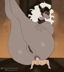 18_(artist) 2d_animation anal anal_sex animated anthro anthro_penetrated ass biped duo elden_ring erection female female_penetrated fromsoftware genderswap_(mtf) genitals grey_body hair human human_on_anthro human_penetrating human_penetrating_anthro interspecies light-skinned_male male male/female male_penetrating male_penetrating_female maliketh_the_black_blade mammal penetration penile penile_penetration penis pussy rule_63 sex short_playtime size_difference white_hair