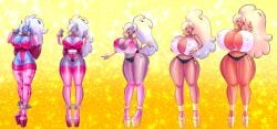 ass_expansion bimbo bimbofication breast_expansion dollification female gyaru hair_color_change hair_growth high_heels huge_ass huge_breasts keygii lip_expansion platform_heels thick_thighs thigh_expansion transformation transformation_sequence wide_hips