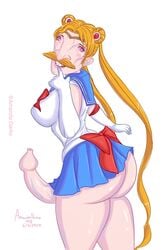 1futa 2020 amandadarko bishoujo_senshi_sailor_moon clothing crossover erection futa_only futanari looking_at_viewer nigel_thornberry penis penis_under_skirt sailor_moon_(cosplay) skirt small_breasts smile solo uncut unibrow wild_thornberrys