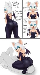 rouge the bat from sega by zelles