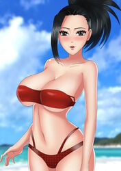 momo yaoyorozu from my hero academia by abp art