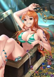 nami (one piece) from one piece by liilica