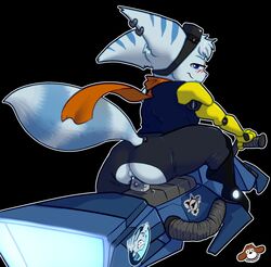 1girls animal_genitalia biker biker_girl dildo dildo_in_pussy dildo_penetration dildo_saddle dildo_sitting female hi_res lombax machine mammal penetration ratchet_and_clank reyn_goldfur riding rift_apart_lombax rivet_(ratchet_and_clank) sex_machine sex_toy solo vaginal_penetration video_games