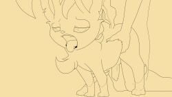 anal animated eeveelution feral leafeon male_on_feral nintendo open_mouth penis pokemon pokemon_(species) sex size_difference tagme talentlesshack