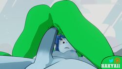 1girls 3d animated ass big_breasts big_penis blue_hair blue_skin cowgirl_position female futa_on_female futanari gem_(species) green_skin gynomorph gynomorph/female hakya11 lapis_lazuli_(steven_universe) no_sound peridot_(steven_universe) sex source_filmmaker steven_universe tagme vaginal_penetration video