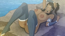 1girls areola areolae ass avatar_legends brown_hair bust busty dark-skinned_female dark_skin female female_only human human_only korra large_breasts legs meet_'n'_fuck_games meet_and_fuck naked nickelodeon nude nude_female partially_clothed ponytail pose posing pussy smooth_skin solo solo_female stockings the_avatar the_legend_of_korra thick_legs thigh_highs thighhighs thighs vagina water water_tribe watermark