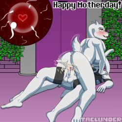 asriel dreemurr from mother's day by taelunder