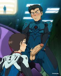 shinji ikari from neon genesis evangelion by burankoprn