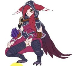 1girls anus female female_only karuo_kimura league_of_legends peeing pussy riot_games solo upskirt urination urine vastaya xayah