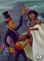 bob_cut dark-skinned_male disney disney_princess dr._facilier enchanted flapper graveyard hypnosis long_penis magic mind_control nipples penis pubic_hair the_princess_and_the_frog tiana vaginal_penetration xl-toons.com