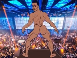 animated ass_shake belascocomix dark-skinned_male gay twerking yaoi