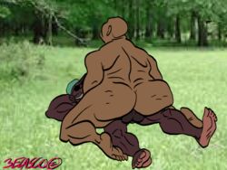 anal_sex animated belascocomix chubby_male dark-skinned_male fat_man gay riding_penis thick yaoi