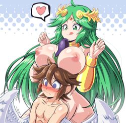 palutena from kid icarus by lewdamone