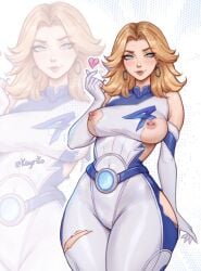 2d big_thighs blonde_hair breasts breasts_out breasts_out_of_clothes curvy curvy_body curvy_female curvy_figure curvy_hips female invisible_woman invisible_woman_(marvel_rivals) kayav kayriko marvel marvel_comics marvel_rivals nipple_piercing nipple_slip nipples nipples_outside nipples_visible_through_clothing perky_breasts perky_nipples pierced_nipples piercing piercings pussy sue_storm thick_legs thick_thighs thighs tits tits_out torn_clothes torn_clothing wide_hips wide_thighs