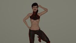 1girls 3d female female_only mortal_kombat mortal_kombat_11 skarlet skarlet1 solo