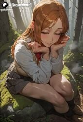 ai_generated big_breasts bleach cute milf orihime_inoue
