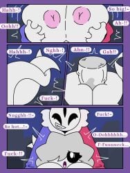 anal balls_deep boobi_(itisspermo) boobs clenched_teeth dirty_talk grabbing_breasts groping_breasts hard_sex horny_female horny_male itisspermo original original_character sex spermo_(itisspermo) stomach stomach_bulge stomach_bulge_paizuri stomach_deformation