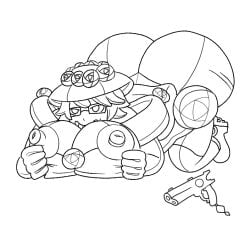 1girls balonojoshi bayonetta bayonetta_(character) big_ass big_breasts breasts expansion female female_only large_breasts monochrome objectification pool_toy rubber rubber_toy rubberization sex_toy sex_toy_transformation sketch transformation
