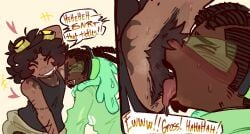 armpit_hair armpit_sniffing armpits hairy junkerfucker lucio_(overwatch) musk nonbinary overwatch venture