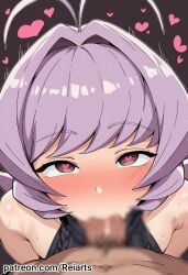 ai_art ai_generated androgynous face_focus face_fucking femboy gay gay_sex heart_eyes komi-san_wa_komyushou_desu looking_at_viewer male/male male_penetrating oral oral_penetration oral_sex orgasm orgasm_face osana_najimi penis_in_mouth pleasure_face purple_hair reiarts sex virgin_killer_sweater yaoi
