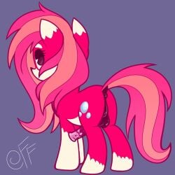 anus back_view balls equine fan_character feral fizzyfox_(artist) friendship_is_magic full_body futanari hasbro hermaphrodite my_little_pony penis pony presenting presenting_hindquarters pussy self_insert self_upload solo
