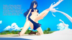 1futa 3d beach bikini blue_hair cum cum_flood ejaculation english_text female fire_emblem fire_emblem_awakening futa_giantess futanari giantess giantess_futa huge_cock intersex koikatsu lucina_(fire_emblem) nintendo penis solo solo_focus swimsuit text xavierhuge