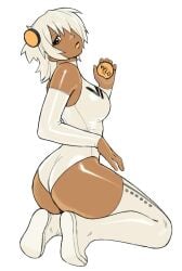 1girls 2d 2d_(artwork) 2d_artwork ass ass_cleavage ass_crack background blank_background blank_expression blank_eyes blank_stare bored bored_expression breasts brown-eyed_female brown-skinned_female brown_eyes brown_skin brown_skinned_female butt calves character_request copyright_request digital digital_art digital_drawing digital_drawing_(artwork) digital_media digital_media_(artwork) drawing elbows emotionless female female_focus female_only fingers full_body hair_covering_eye hair_over_eye hair_over_one_eye head_tilt knees large_breasts lean_figure legs legwear leotard lip_gloss lips lipstick long_hair looking_at_viewer monotone_background narrow_waist neutral_expression one_color_background orange_lips orange_lipstick plain_background portrait shoulders sideboob slender_body slender_waist slim_female slim_waist solid_color_background solo thigh_highs thighhighs thighs tilted_head topwear white-haired_female white_background white_hair white_legwear white_leotard white_thigh_highs white_thighhighs white_topwear yirtios