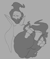 1girls 2026 armor big_ass black_body black_skin female fire hand_on_ass looking_back low_res necromancer skeleton skull slay_the_spire slay_the_spire_2 spikes tanukirypeaches the_necrobinder_(slay_the_spire)