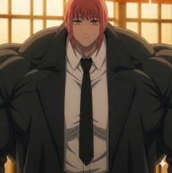 ai_generated chainsaw_man gemini makima_(chainsaw_man) muscular