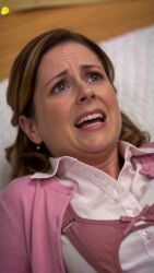ai_generated ai_slop giant_male jim_halpert office pam_beesly pussy_massage shrinking size_difference tagme the_office video