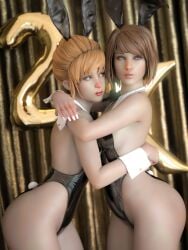 2girls bimbo blonde blonde-haired_female blonde_female blonde_hair brown_hair bunny_ears bunny_girl bunnysuit cleavage female female_focus female_only glossyheat kate_marsh life_is_strange light-skinned light-skinned_female light_skin light_skinned light_skinned_female long_nails max_caulfield nail_polish only_female only_girl only_woman pink_nail_polish pink_nails religious_girl shirt short-hair short-haired_female short_hair short_hair_female small_breasts teen teen_female teen_girl teenage_female teenage_girl teenager young_female young_girl young_woman