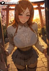 ai_generated big_breasts bleach cute milf orihime_inoue